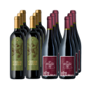 Black Friday California Best 12 Bottle Wine Set All Red