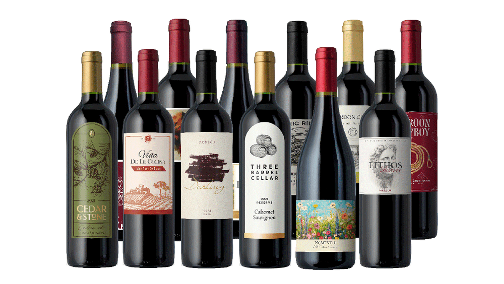 12-Bottle Red Wine Lovers' Collection