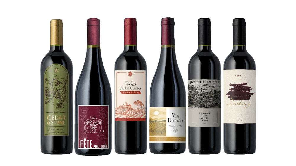 6-Bottle Red Wine Lovers' Collection