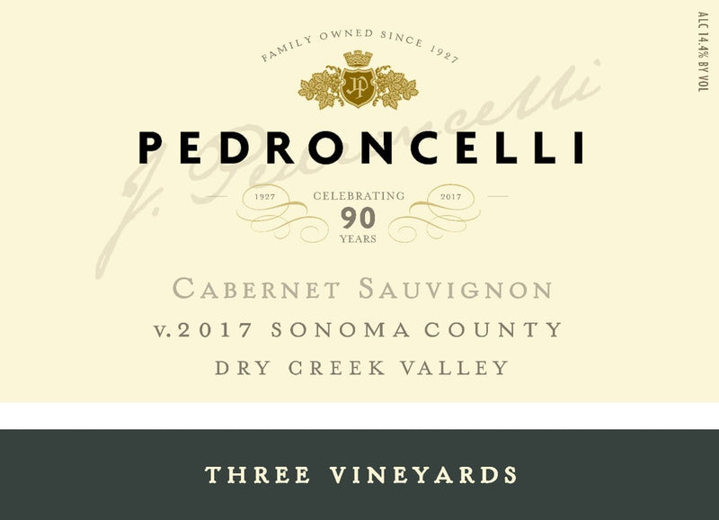 Dry Creek Valley Three Vineyards Cabernet Sauvignon 2017