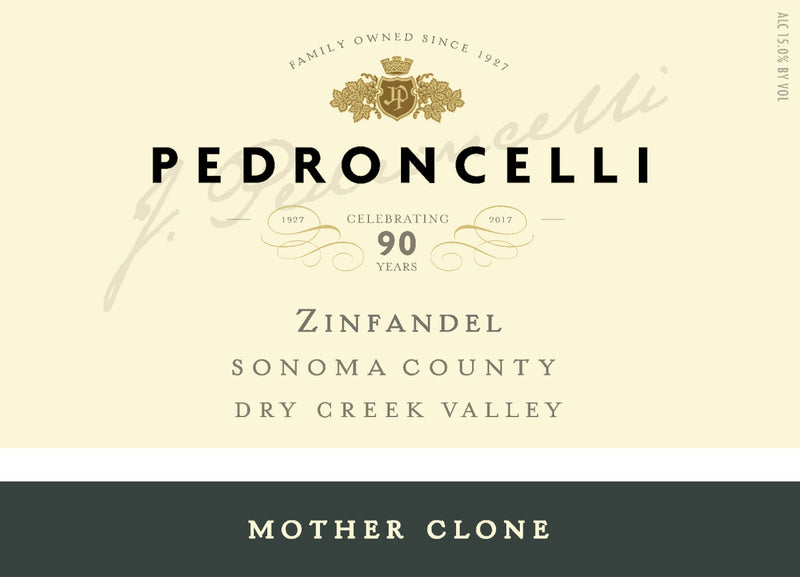 Pedroncelli Mother Clone Zinfandel 2018